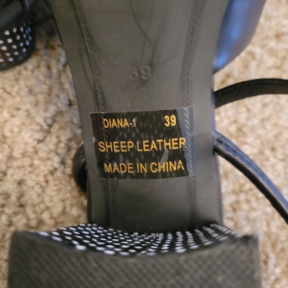 Lanini Sheep Leather Shoes Size 39 - Picture 4 of 4